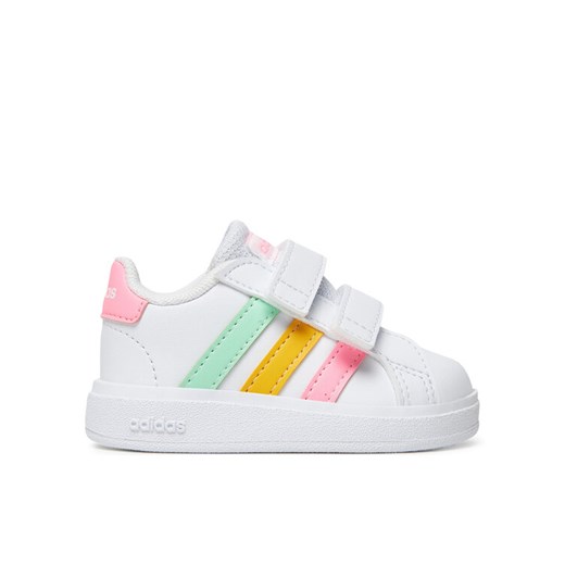 adidas Sneakersy Grand Court 2.0 Cf I HP8917 Biały ze sklepu MODIVO w kategorii Buty sportowe dziecięce - zdjęcie 183851729