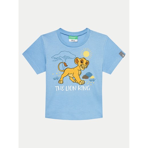 United Colors Of Benetton T-Shirt 3I1XG10GR Niebieski Regular Fit United Colors Of Benetton 90 MODIVO