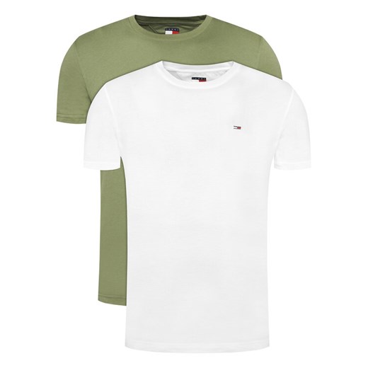 Tommy Jeans Komplet 2 t-shirtów DM0DM20687 Kolorowy Slim Fit Tommy Jeans XL MODIVO