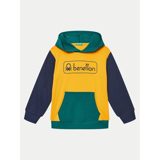 United Colors Of Benetton Bluza 3J68C203N Kolorowy Regular Fit ze sklepu MODIVO w kategorii Bluzy chłopięce - zdjęcie 183851817