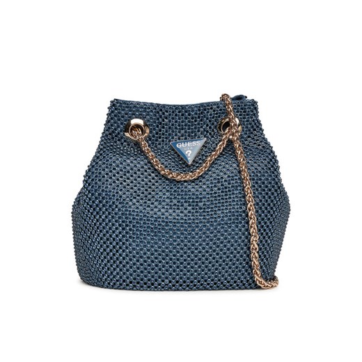 Guess Torebka Zalina Mini HWRP93 50750 Granatowy ze sklepu MODIVO w kategorii Kopertówki - zdjęcie 183851825