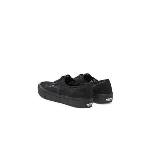 Trampki damskie Vans authentic sportowe czarne z tkaniny 