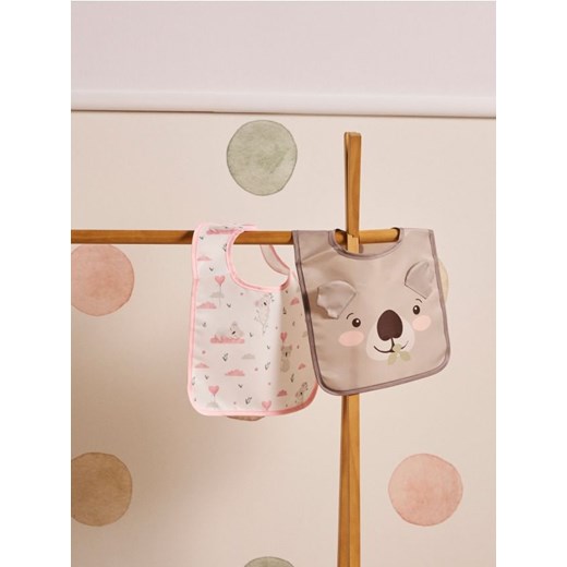 Sinsay - Śliniaki z motywem koali 2 pack - szary ze sklepu Sinsay w kategorii Śliniaki - zdjęcie 183855059