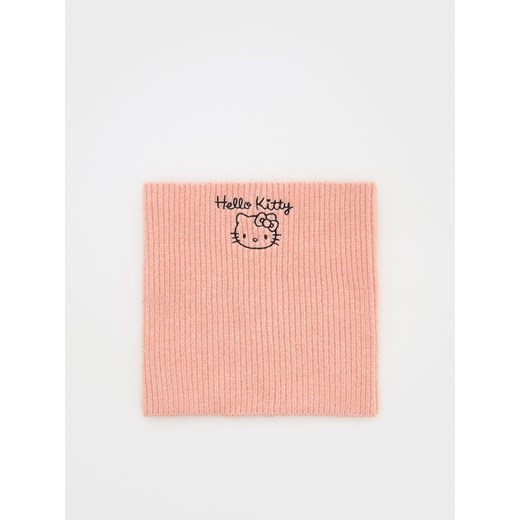 Reserved - Komin z haftem Hello Kitty - brzoskwiniowy ze sklepu Reserved w kategorii Szaliki dziecięce - zdjęcie 183855849