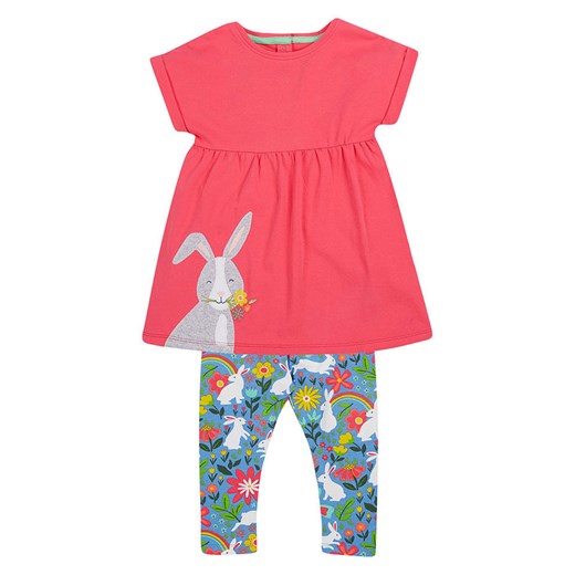 Frugi 2-częściowy zestaw &quot;Iris&quot; w kolorze różowo-błękitnym ze sklepu Limango Polska w kategorii Komplety dziewczęce - zdjęcie 183856808