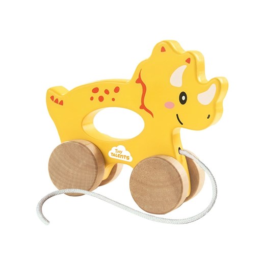 SES Zabawka "Triceratops" w kolorze żółtym do ciągnięcia - 18 m+ Ses onesize promocyjna cena Limango Polska