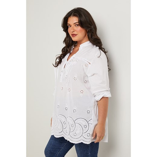 Curvy Lady Tunika w kolorze białym Curvy Lady 48/50 okazja Limango Polska