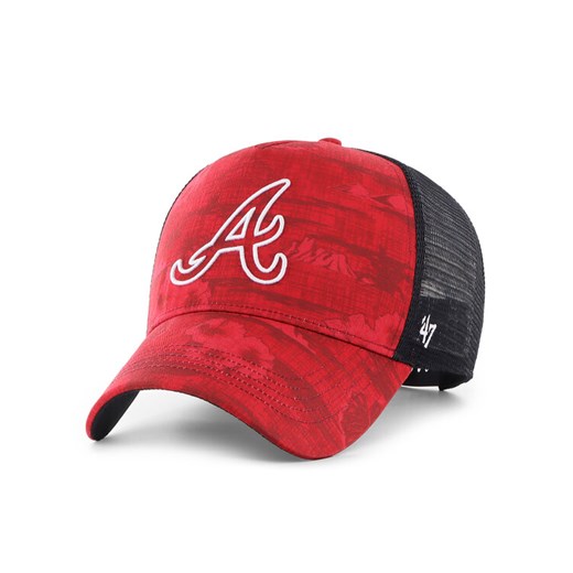Czapka z daszkiem 47 Brand Oakland Athletics B-FIJDT01PTP Czerwony ze sklepu eobuwie.pl w kategorii Czapki z daszkiem męskie - zdjęcie 183857629