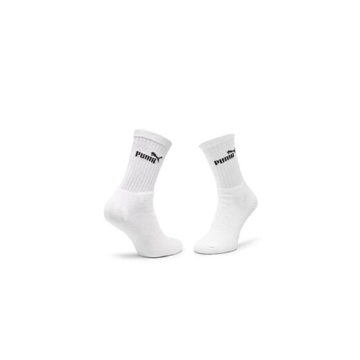 Zestaw 3 par wysokich skarpet unisex Puma 907934 r. 35/38 Biały Puma 35_38 eobuwie.pl