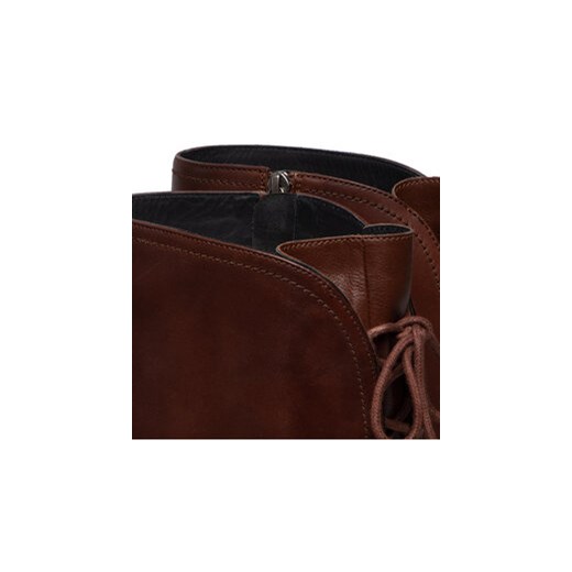 Oficerki Geox D Felicity A D04G1A 00043 C0013 Brązowy Geox 40 eobuwie.pl