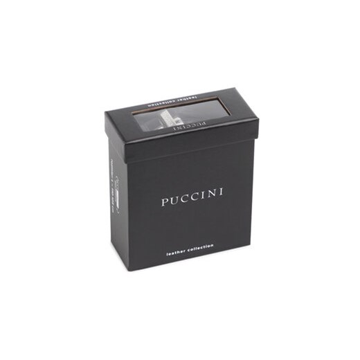 Pasek Męski Puccini PAM03(3,5)L 1/7 Czarny Puccini L eobuwie.pl