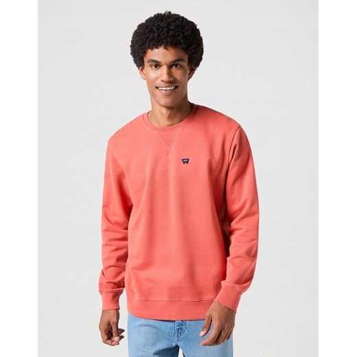 MESKA BLUZA WRANGLER SIGN OFF CREW BURNT SIENNA 112350536 ze sklepu YouNeedit.pl w kategorii Bluzy męskie - zdjęcie 183858988
