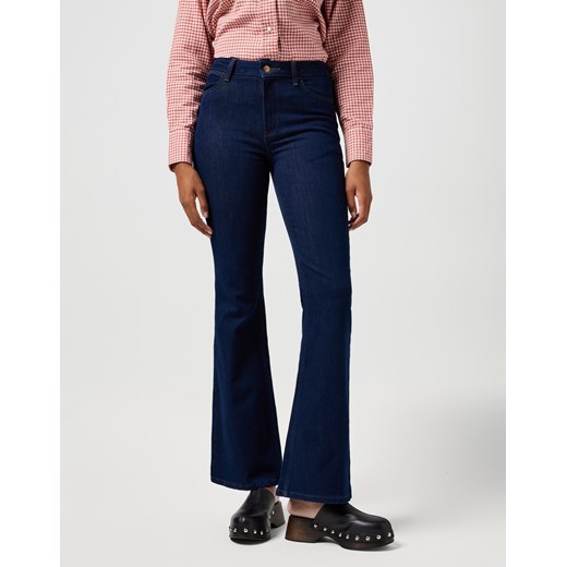 WRANGLER DAMSKIE SPODNIE JEANSOWE WRANGLER FIERCE FLARE TWILIGHT TIDE 112364737 ze sklepu YouNeedit.pl w kategorii Jeansy damskie - zdjęcie 183859006