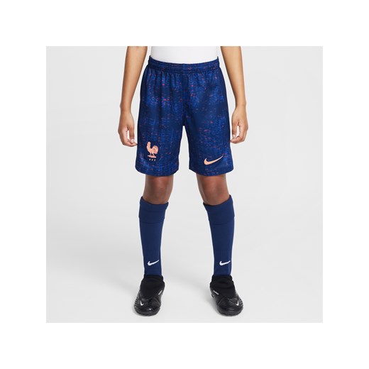 Koszulka piłkarska dla dużych dzieci Nike Dri-FIT FFF Stadium 2025/26 (wersja domowa) – replika - Niebieski ze sklepu Nike poland w kategorii Spodenki chłopięce - zdjęcie 183860349