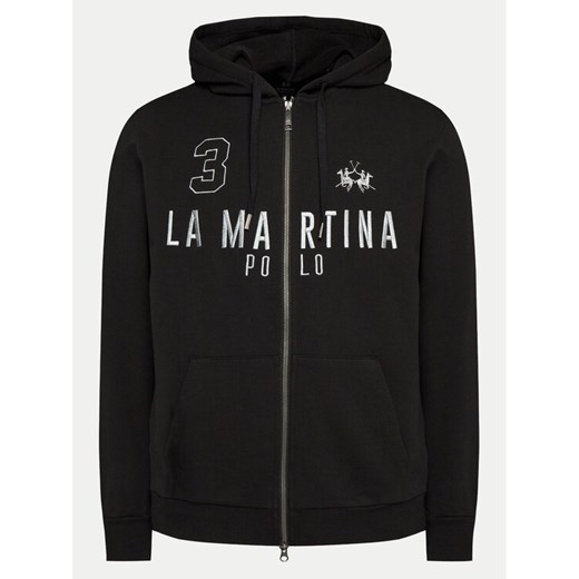 La Martina Bluza YMF305 FP568 Czarny Regular Fit La Martina XL MODIVO