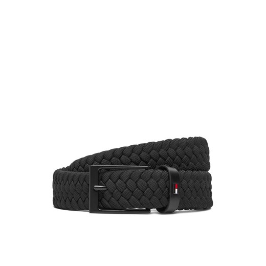 Tommy Hilfiger Pasek Męski Layton Elastic AM0AM13570 Czarny ze sklepu MODIVO w kategorii Paski męskie - zdjęcie 183862707