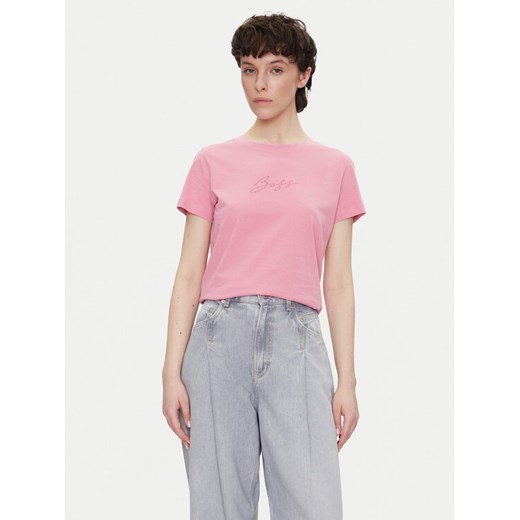 BOSS T-Shirt C_Esogo_2 50538826 Różowy Regular Fit ze sklepu MODIVO w kategorii Bluzki damskie - zdjęcie 183862857