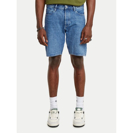 G-Star Raw Szorty jeansowe Dakota D24411-D436 Niebieski Slim Fit ze sklepu MODIVO w kategorii Spodenki męskie - zdjęcie 183862879