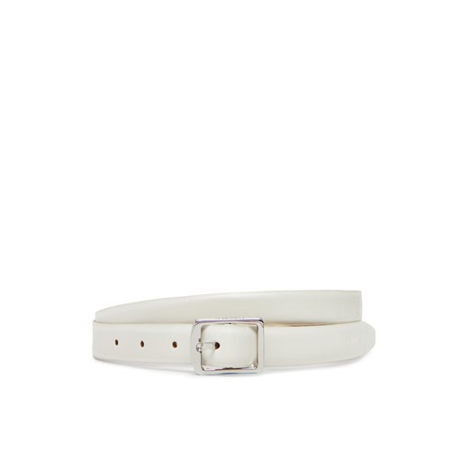 Calvin Klein Pasek Damski Classic Square Buckle Belt 20Mm LV04F7036G Biały ze sklepu MODIVO w kategorii Paski damskie - zdjęcie 183862926