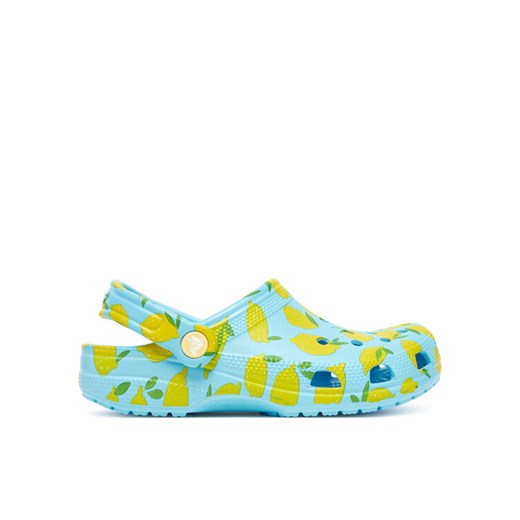 Klapki Crocs Classic Fresh Fruits Clog 211008 Niebieski ze sklepu eobuwie.pl w kategorii Klapki damskie - zdjęcie 183865685