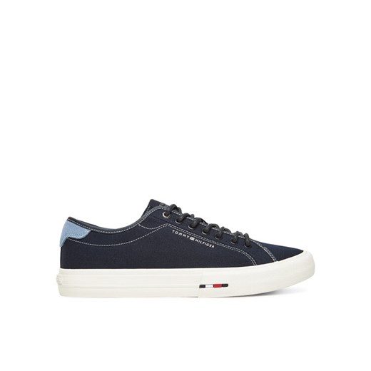 Tenisówki Tommy Hilfiger Hi Vulc Street Canvas FM0FM05515 Granatowy ze sklepu eobuwie.pl w kategorii Trampki męskie - zdjęcie 183865725