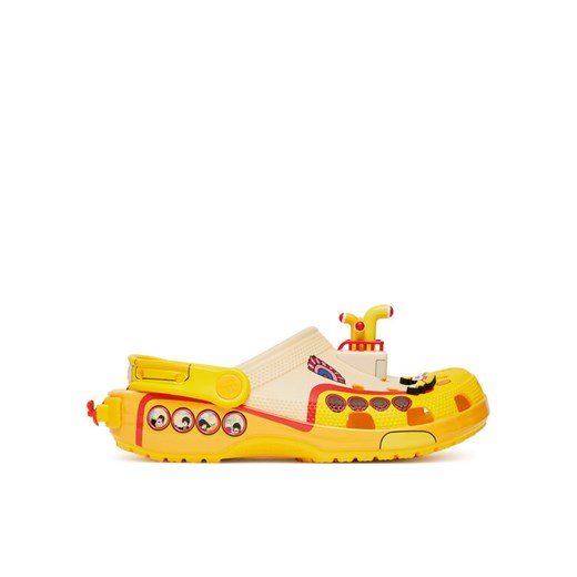 Klapki Crocs Beatles Ylw Sb Cls Clg 210893 Kolorowy ze sklepu eobuwie.pl w kategorii Klapki męskie - zdjęcie 183865757