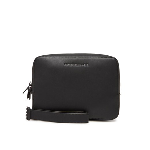 Kosmetyczka Tommy Hilfiger Th Foundation Washbag AM0AM13527 Czarny ze sklepu eobuwie.pl w kategorii Kosmetyczki - zdjęcie 183865778