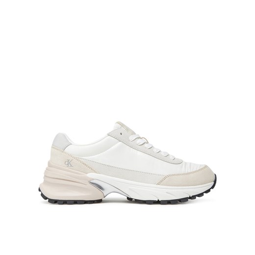 Calvin Klein Jeans Sneakersy Hike Runner Mg Nylon Perl YW0YW01963 Biały ze sklepu MODIVO w kategorii Buty sportowe damskie - zdjęcie 183867236