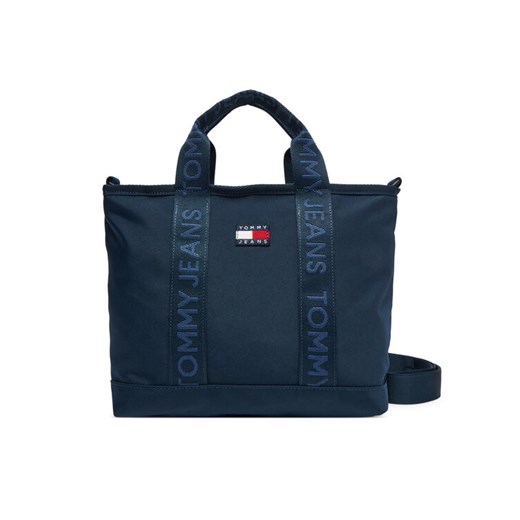 Tommy Jeans Torebka Tjw Daily Mini Tote AW0AW17566 Granatowy ze sklepu MODIVO w kategorii Torebki damskie - zdjęcie 183867279