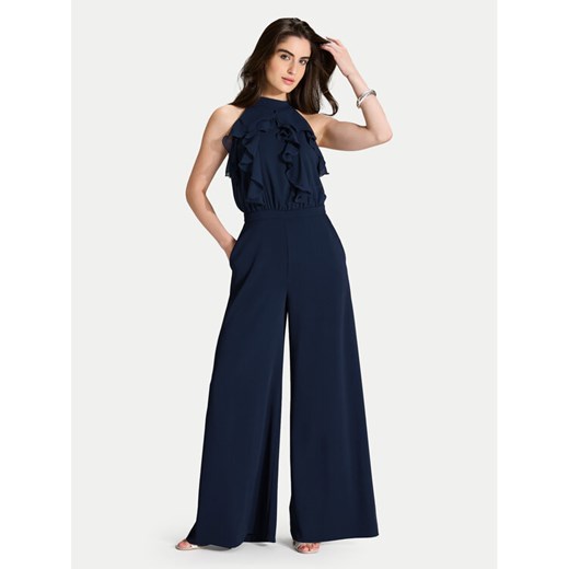 Swing Kombinezon 3AJ00300 Granatowy Regular Fit ze sklepu MODIVO w kategorii Kombinezony damskie - zdjęcie 183867308
