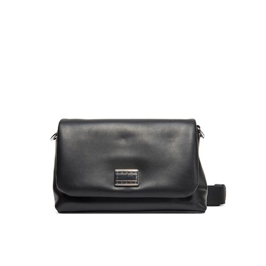 Tommy Jeans Torebka Tjw American Cool Flap Crossover AW0AW17550 Czarny ze sklepu MODIVO w kategorii Listonoszki - zdjęcie 183867357
