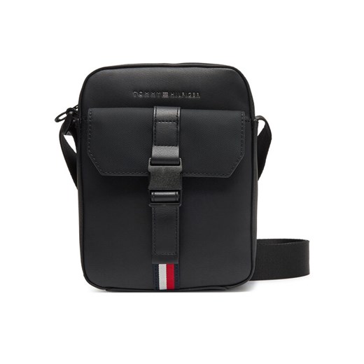Tommy Hilfiger Saszetka Th Foundation Mini Reporter AM0AM13479 Czarny ze sklepu MODIVO w kategorii Torby męskie - zdjęcie 183867367