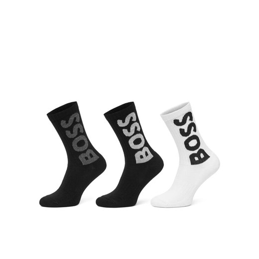 BOSS Zestaw 3 par wysokich skarpet męskich 50524259 Kolorowy ze sklepu MODIVO w kategorii Skarpetki męskie - zdjęcie 183867385