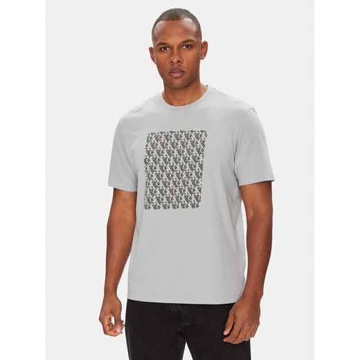 Calvin Klein Jeans T-Shirt Macro Aop LV04RC841G Szary Regular Fit ze sklepu MODIVO w kategorii T-shirty męskie - zdjęcie 183867409