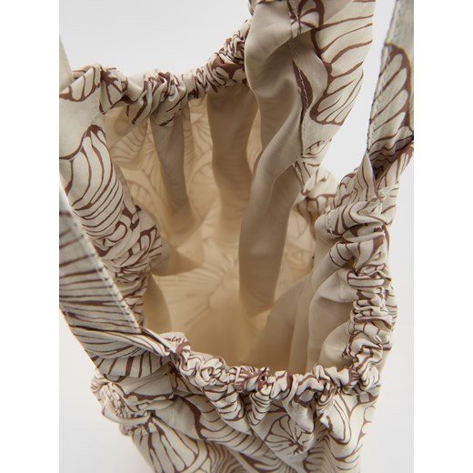 Reserved - Tkaninowa torebka hobo - wielobarwny Reserved ONE SIZE Reserved