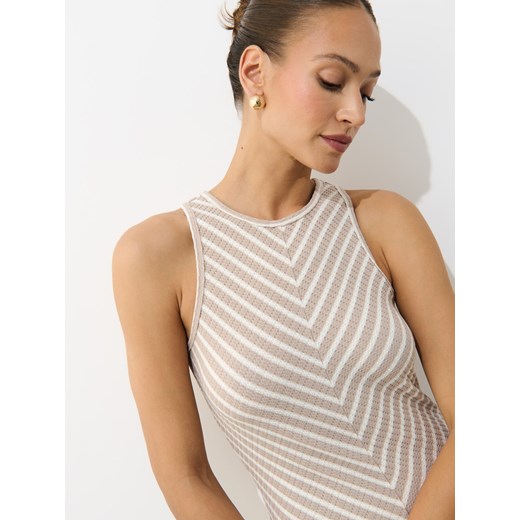 Sukienka Mohito midi na spacer casual bez rękawów 