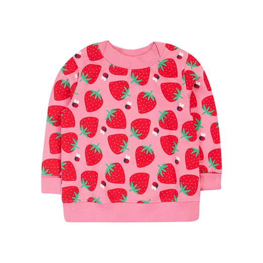 Frugi Sweter &quot;Easy One&quot; w kolorze jasnoróżowo-czerwonym ze sklepu Limango Polska w kategorii Bluzy i swetry - zdjęcie 183870937