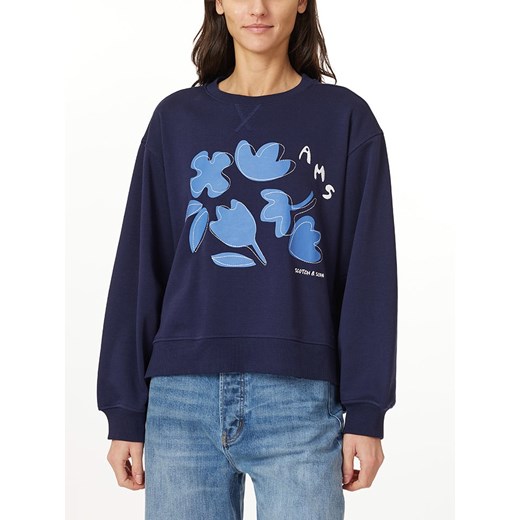 Scotch &amp; Soda Bluza w kolorze granatowym ze sklepu Limango Polska w kategorii Bluzy damskie - zdjęcie 183871069