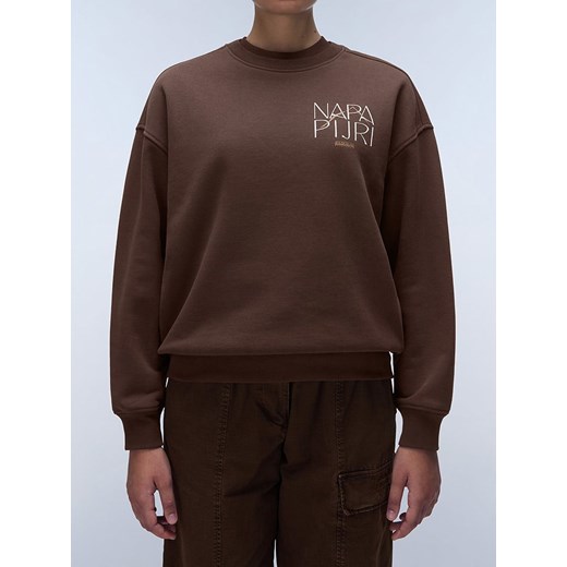 Napapijri Bluza w kolorze brązowym ze sklepu Limango Polska w kategorii Bluzy damskie - zdjęcie 183871228