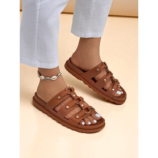 Klapki damskie Royalfashion.pl bez zapięcia casual