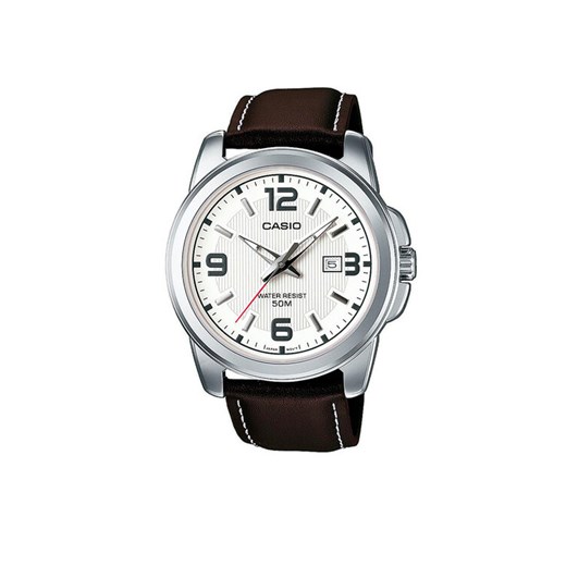 Zegarek Casio MTP-1314PL-7AVEF Brązowy ze sklepu eobuwie.pl w kategorii Zegarki - zdjęcie 183873167