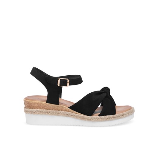 Espadryle Clara Barson ALIA WS2189-30 Czarny ze sklepu eobuwie.pl w kategorii Sandały damskie - zdjęcie 183873186
