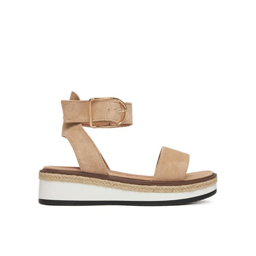 Espadryle DeeZee WS091-01 Beżowy ze sklepu eobuwie.pl w kategorii Sandały damskie - zdjęcie 183873239