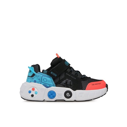 Sneakersy Skechers Gametronix 402260L/BKMT Czarny ze sklepu eobuwie.pl w kategorii Buty sportowe dziecięce - zdjęcie 183873277