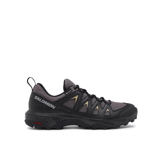 Trekkingi Salomon X Braze GORE-TEX L47180500 Szary ze sklepu eobuwie.pl w kategorii Buty trekkingowe męskie - zdjęcie 183873289