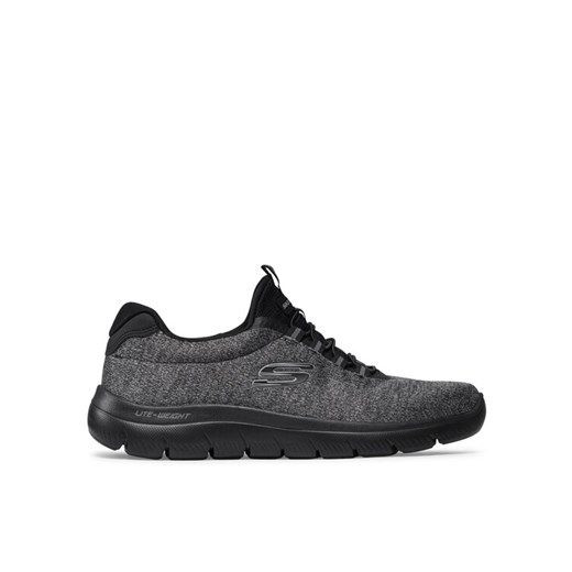 Sneakersy Skechers Forton 52813/BBK Szary ze sklepu eobuwie.pl w kategorii Buty sportowe męskie - zdjęcie 183873298