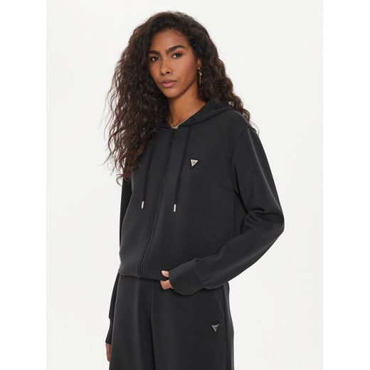 Guess Bluza V4YQ06 KCAY2 Czarny Regular Fit ze sklepu MODIVO w kategorii Bluzy damskie - zdjęcie 183874618
