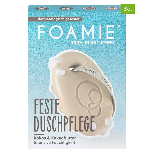 Foamie Mydła pod prysznic (4 szt.) &quot;Shake Your Coconuts&quot; - po 80 g ze sklepu Limango Polska w kategorii Ciało - zdjęcie 183877388