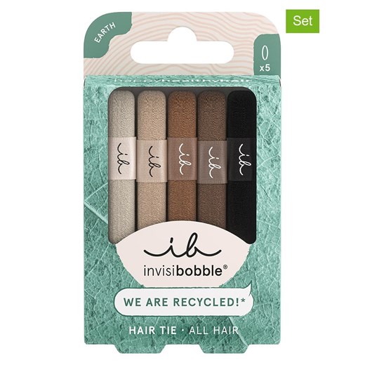 Invisibobble Gumki (10 szt.) w kolorze jasnobrązowo-beżowo-kremowym ze sklepu Limango Polska w kategorii Ozdoby do włosów dziewczęce - zdjęcie 183877445