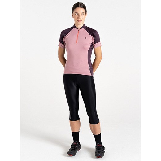 Dare 2b Koszulka kolarska &quot;Flutter Jersey&quot; w kolorze jasnoróżowo-fioletowym ze sklepu Limango Polska w kategorii Bluzki damskie - zdjęcie 183877908